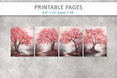 artistic tree illustrations, nature art Product Image 2