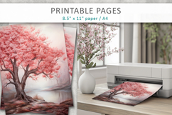 artistic tree illustrations, nature art Product Image 5