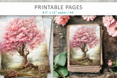 artistic tree illustrations, nature junk journal Product Image 3