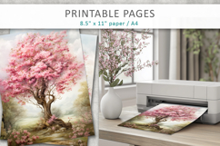 artistic tree illustrations, nature junk journal Product Image 4