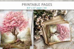 artistic tree illustrations, nature junk journal Product Image 6