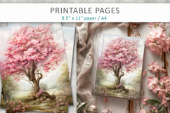 artistic tree illustrations, nature junk journal Product Image 8