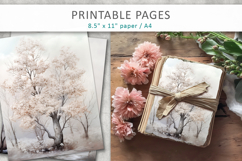 artistic winter tree illustrations printable Product Image 4