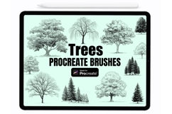 Trees Procreate Stamps - Procreate Brushes