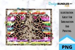 Christmas Sublimation PNG - Serape Trees Product Image 1