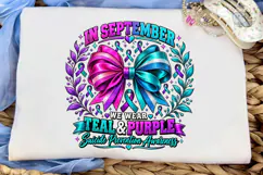 Suicide Prevention Awareness PNG Tee Product Image 5