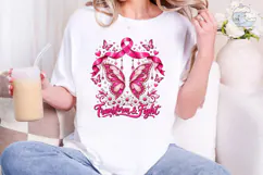 Transform & Fight Butterfly PNG Shirt Product Image 1