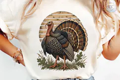 Vintage Turkey PNG Thanksgiving Shirt Product Image 6