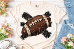 Vintage Football PNG Sublimation Tee Product Image 2