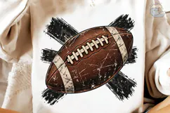 Vintage Football PNG Sublimation Tee Product Image 4