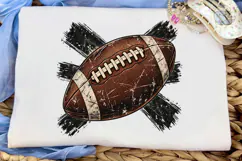 Vintage Football PNG Sublimation Tee Product Image 6