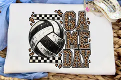 Volleyball Game Day PNG Sublimation Tee Product Image 5