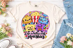 Life Is Better With Squishies PNG Tee Product Image 2