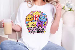 Life Is Better With Squishies PNG Tee Product Image 4