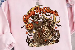 Giddy Up Ghouls Halloween Cowboy PNG Product Image 3
