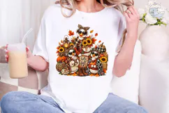 Hello Fall Duck Family PNG Shirt Design Product Image 1
