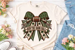 Run The Dang Ball Football Bow PNG Product Image 2