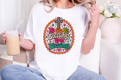 Blessings Upon Blessings PNG Shirt Product Image 4