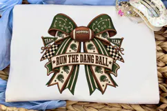 Run The Dang Ball Football Bow PNG Product Image 5