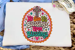 Blessings Upon Blessings PNG Shirt Product Image 5