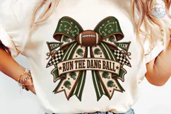 Run The Dang Ball Football Bow PNG Product Image 6