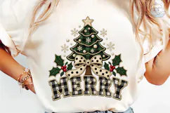 Merry Christmas Tree PNG Sublimation Shi Product Image 6