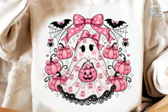 Coquette Ghost Halloween PNG Shirt Product Image 4