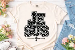 Jesus Polka Dot PNG Shirt Design Product Image 2