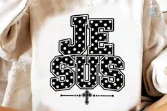 Jesus Polka Dot PNG Shirt Design Product Image 4