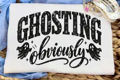 Ghosting Obviously Halloween PNG Tee Product Image 6