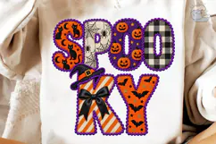 Spooky Halloween PNG Sublimation Shirt Product Image 4