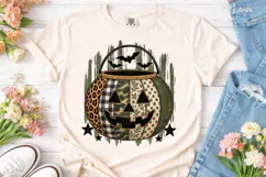 Halloween Pumpkin Bucket PNG Shirt Product Image 2