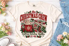 Christmas Crew Making Memories PNG Shirt Product Image 2