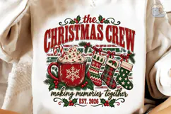 Christmas Crew Making Memories PNG Shirt Product Image 3