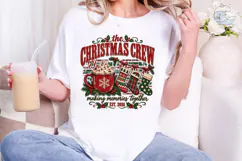 Christmas Crew Making Memories PNG Shirt Product Image 4