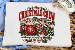 Christmas Crew Making Memories PNG Shirt Product Image 5