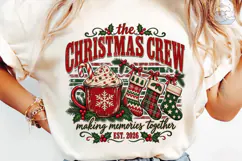 Christmas Crew Making Memories PNG Shirt Product Image 6