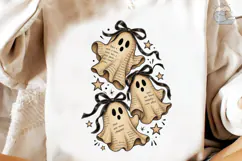 Ghost Book Lover PNG Shirt Design Product Image 4
