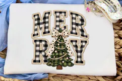Merry Christmas Tree PNG Shirt Design Product Image 5