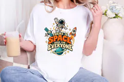 Space Astronaut PNG Shirt Design Product Image 4