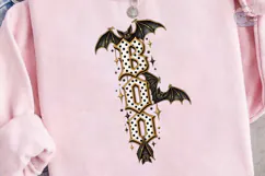 BOO Halloween Bat PNG Shirt Design Product Image 3