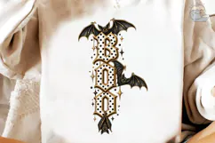 BOO Halloween Bat PNG Shirt Design Product Image 4