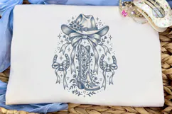 Cowboy Boot Hat Coquette PNG Shirt Product Image 5