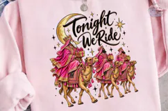 Three Wise Men Tonight We Ride PNG Tee Product Image 2