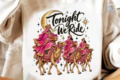 Three Wise Men Tonight We Ride PNG Tee Product Image 3