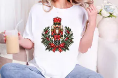 Christmas Nutcracker Wreath PNG Shirt PN Product Image 4