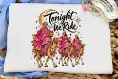 Three Wise Men Tonight We Ride PNG Tee Product Image 4