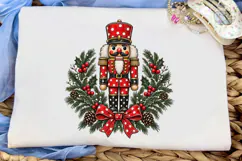 Christmas Nutcracker Wreath PNG Shirt PN Product Image 5
