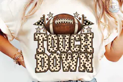 Touchdown Football PNG Sublimation Tee Product Image 6