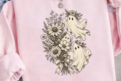 Floral Ghost Bouquet PNG Shirt Design Product Image 3